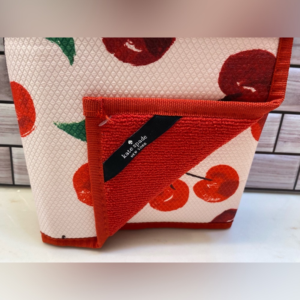 kate spade Red Cherry reversible drying mat set - Picture 4 of 4
